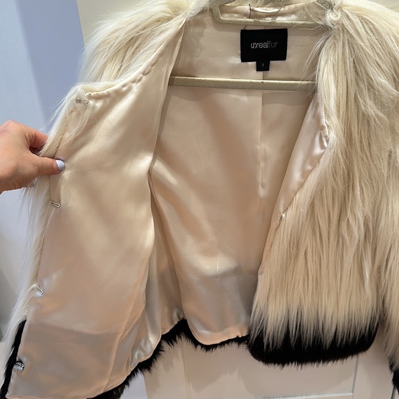 Unreal Fur faux fur dream coat.  Excellent condition. - Picture 6 of 6